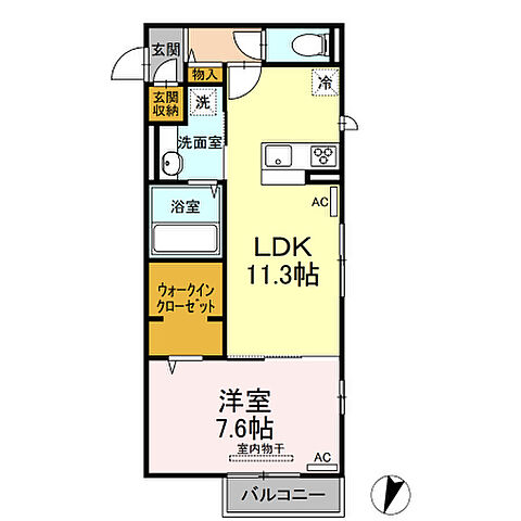 ホームズ でお部屋探し レーヴリッチ 2階 3 1ldk 賃料6 35万円 48 11 賃貸アパート住宅情報 物件番号 取扱い不動産会社 大東建託リーシング株式会社 新居浜店