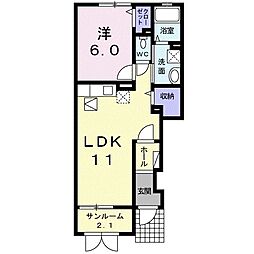 ステラリーヴァ4 1LDKの間取図画像