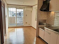 クレアール 201 2階2DKのリビング/ダイニング