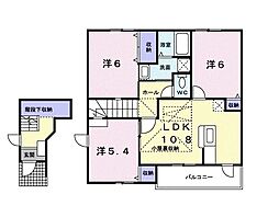 ヴェル・ドミールホンマ 3LDKの間取図画像