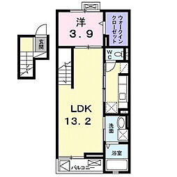 グランツ　ロイヤル　ＯＮＯ 4階1LDKの間取り