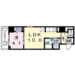 ケヤキグランデ1 1LDKの間取図画像