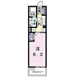 間取図画像 1K