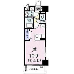 YEAHIGA ワンルームの間取図画像