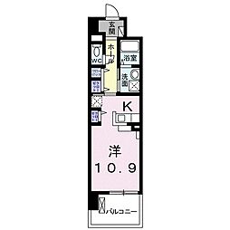 ケイマイティ ワンルームの間取図画像