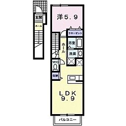 間取図画像 1LDK