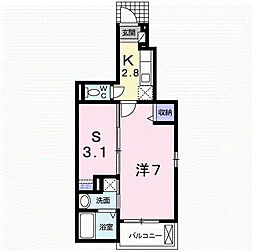 間取図画像 1SK
