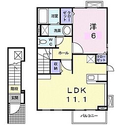 間取図画像 1LDK