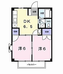 間取図画像 2DK