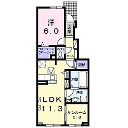 間取図画像 1LDK