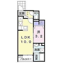間取図画像 1LDK