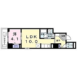 ケヤキグランデ1 1LDKの間取図画像