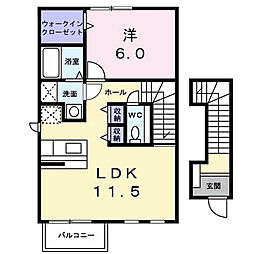 間取図画像 1LDK