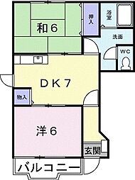 間取図画像 2DK