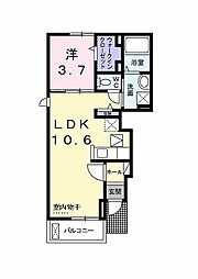 間取図画像 1LDK