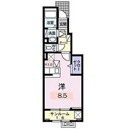 間取図画像 ワンルーム