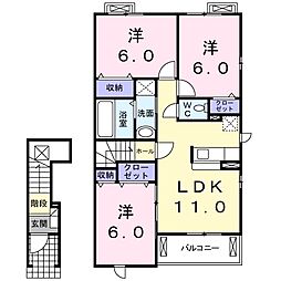 間取図画像 3LDK