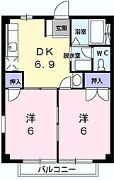 間取図画像 2DK