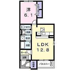 間取図画像 1LDK