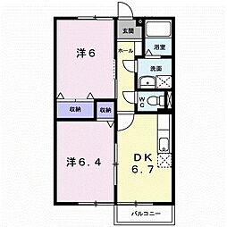 間取図画像 2DK