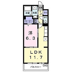 物件の間取り