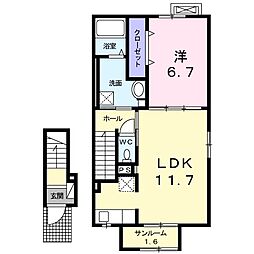 間取図画像 1LDK