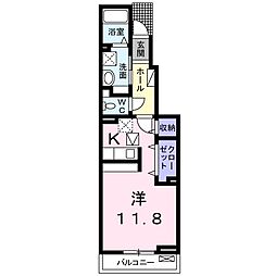 サンリットアベニュー1 ワンルームの間取図画像