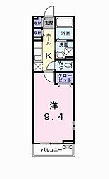 間取図画像 1K
