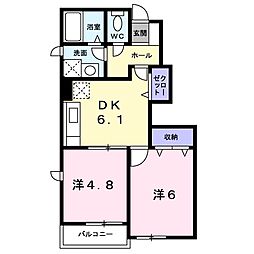 間取図画像 2DK