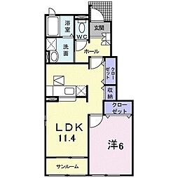 間取図画像 1LDK