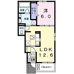 間取図画像 1LDK