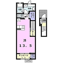 インノバール・メゾン ワンルームの間取図画像