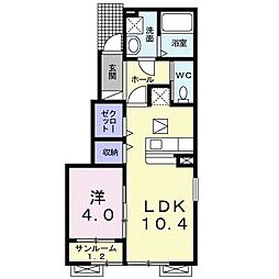 Ｍａｉｓｏｎ　ｄｅ　Ｐａｓｉｏ 1階1LDKの間取り