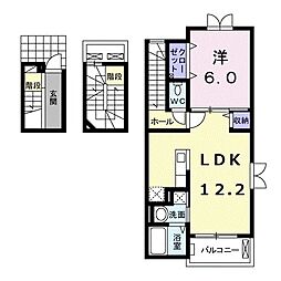コンサバトリーヴィレッジ 1LDKの間取図画像
