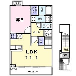 間取図画像 1LDK