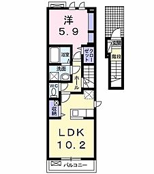 間取図画像 1LDK