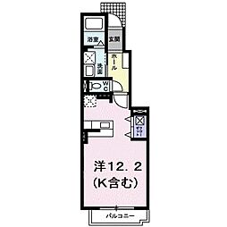 アーバンコートM ワンルームの間取図画像