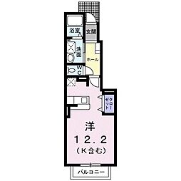 ソル・レヴェンテ ワンルームの間取図画像