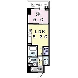 SKYHOUSEGRAND 1LDKの間取図画像