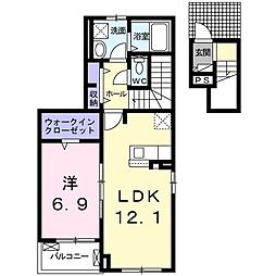 間取図画像 1LDK