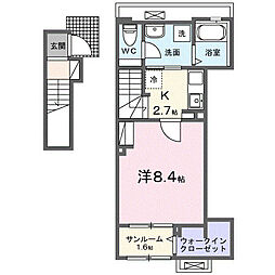 フラテッリ S 1Kの間取図画像