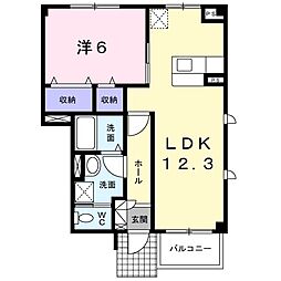 間取図画像 1LDK