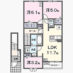 間取図画像 3LDK