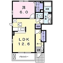 間取図画像 1LDK