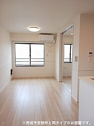 ミューシグ 201 2階1LDKのリビング/ダイニング