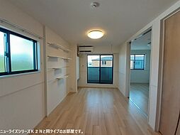 クレイドル下斎田Ｂ 201 2階2LDKのリビング/ダイニング