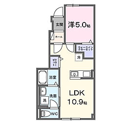 間取図画像 1LDK