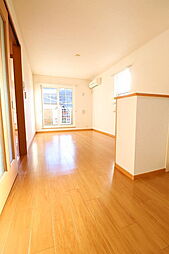 プロムナードI 201 2階2LDKのリビング/ダイニング