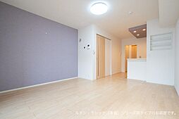 リズブラン　モーム 202 2階ワンルームのリビング/ダイニング