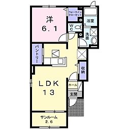 間取図画像 1LDK
